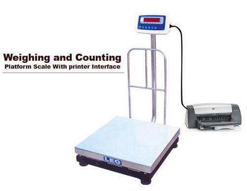 Weighing & Counting Platform Scale With Printer Interface