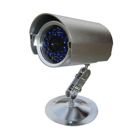 Color Bullet Night Vision Camera 420 Lines 1/4 Sharp 24 Led Infrared