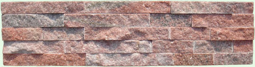 Red Quartzite Cultured Stone Size: 15*60Cm