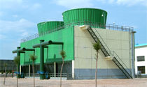 Concrete Structure Counter Flow Cooling Tower