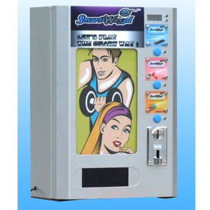 Condom Vending Machine - 612x400x220mm, 20kg Weight | High Quality Surface Spray, Auto-Alarm System, Coin Acceptor with 99% Distinguish Rate, LED Out of Stock Indicator, Adjustable Columns, Easy Maintenance