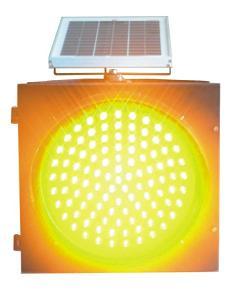 Solar Traffic Warning Light