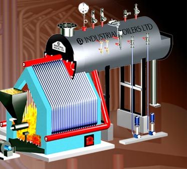 c Boiler - Three Pass High Efficiency Microprocessor Controlled Fuel Feeder Large Safe Water Cooled Furnace Ultra Long Life Nozzles