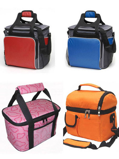 Cooler Bag - Insulated 600D Polyester, 23.5x15x29cm Size, Any Color Available