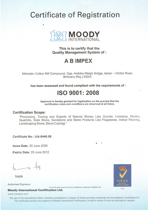 ISO 9001:2008 CERTIFICATION By INTERNATIONAL QUALITY MANAGEMENT SOLUTION'S