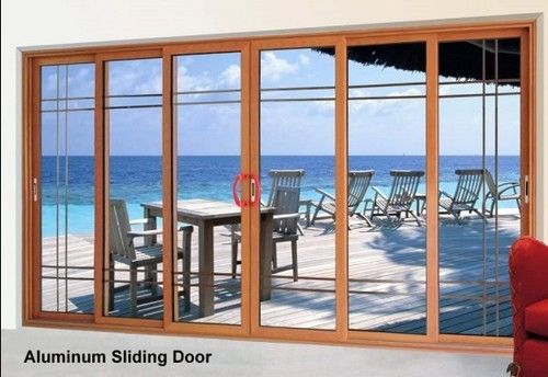 Aluminum Sliding Door - Dual Sash Design, Rigid Framework for Enhanced Stability and Style