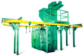 Semi Automatic Shot Blasting Machine