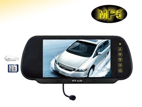 7-Inch Rearview Monitor With Bluetooth And Usb/Sd