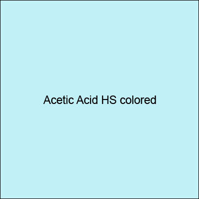 Acetic Acid Hs Colored