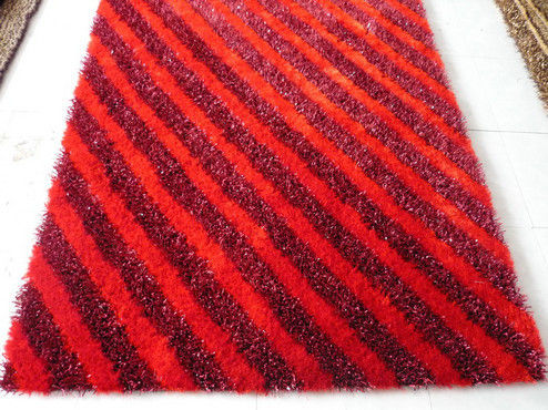 Red Shaggy Rug