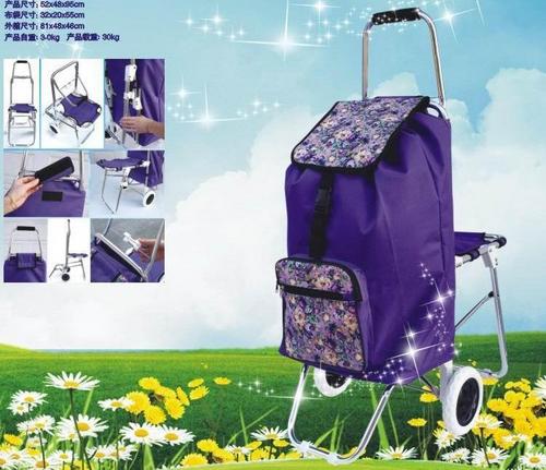New Design Shopping Trolley With Seat 