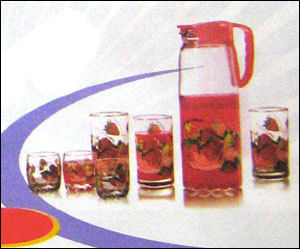 Decal Juice Jug Set