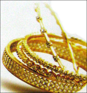 Diamond Studded Bangles