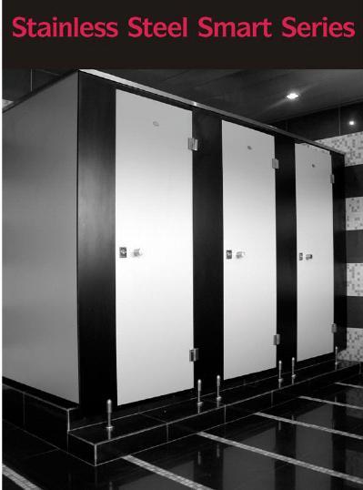 Stainless Steel Smart Series Toilet Cubicles