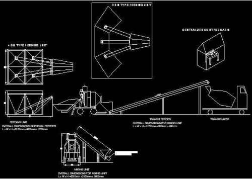 Concrete Batching Plant With Star Feeding System