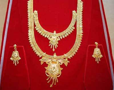 Gold Plated Necklace Set 