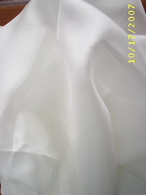 White Silk Pongee