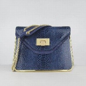 Sally Snakeskin Shoulder Bag