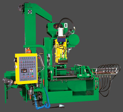 Core Shooting Machine & Shell Molding Machine Vertical - 2010x3340x2850 mm, Green, LPG/Electric Heating | 15-25 Kgs Blowing Capacity, 40-70 Sec/Cycle, Durable, Precise, Efficient