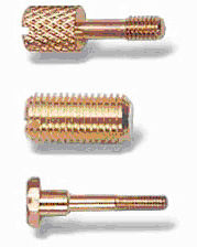 Industrial Brass Knurled Slotted Screws