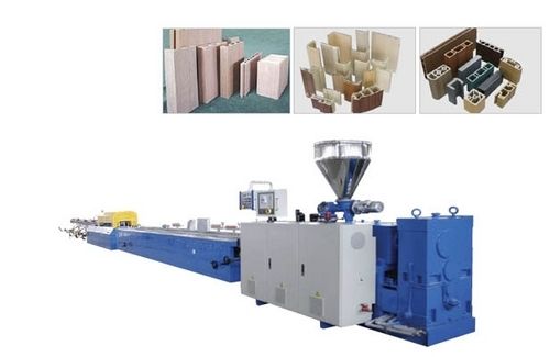 Pe Wood Plastic Composite Profile Extrusion Line