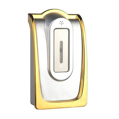 RFID Lock - Silver Panel with Golden Margin | Infrared Sensor, Three Class Management, Automatic & Manual Locking Modes, Anti-Prize Keyhole, Low Battery Alarm