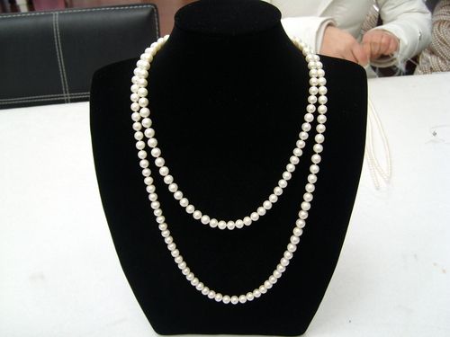 Round Pearl Necklace