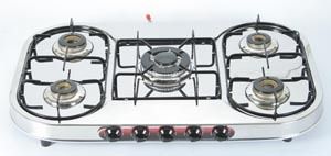 Stainless Steel Five Burner Stove