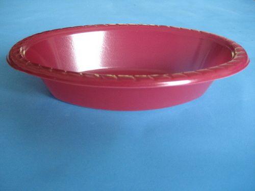 Disposable Bowl - PS Material, 16x11cm Diameter, Deep Red Color | Quick Clean-Up, Perfect for Restaurants, Hotels, Supermarkets, Parties, OEM Services Available