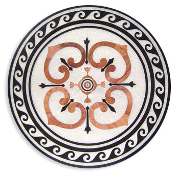 Round Shape Marble Tiles