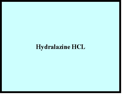 Hydralazine HCL