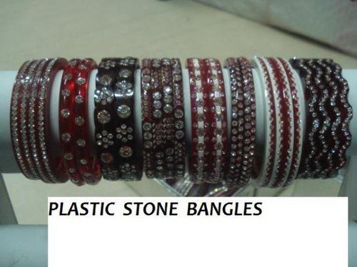 Plastic Stone Bangles