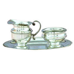 Silver Creamer Sugar Set