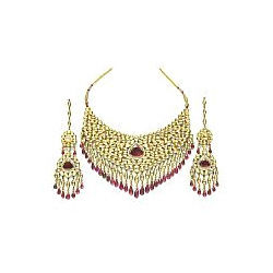 Kundan Polki Necklace Set