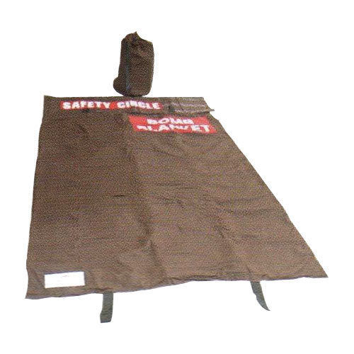 Bomb Suppression Blanket - Lightweight Heavy Duty Nylon with Safety Circle, Portable Protection for Bomb Technicians