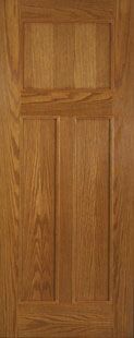 Hard Wood Four Panel Door