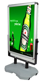 A-board Banner Stand With Indoor And Outdoor Poster By Jiangmen E2displays (HK) Co. Ltd.