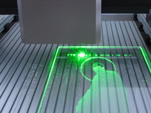 Glass Architectural Ornament Laser Engraving Machine