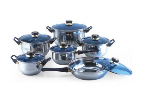 201 Stainless Steel 12pcs Cookware Set