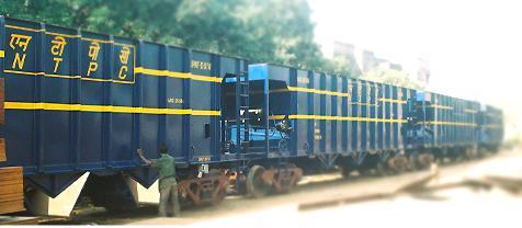 Bottom Rapid Discharge Coal Hopper Wagon