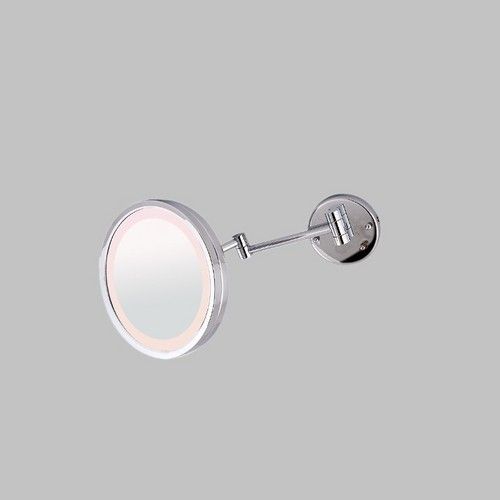 10" Round Single-Sided Lighted Mirror