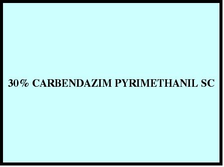 30% CARBENDAZIM PYRIMETHANIL SC