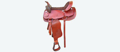 Embossed Western Saddle