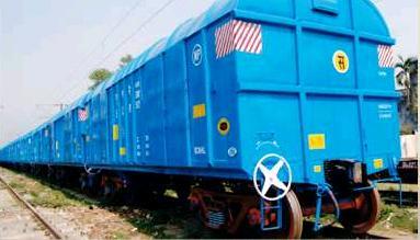 High Capacity Stainless Steel Covered Freight Bogie