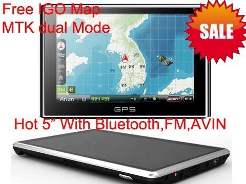 5" GPS With FM,AVI