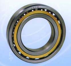 Angular Contact Ball Bearing - Matched and Single Row Series, Brass Retainer, Ideal for Motor and Machinery Applications