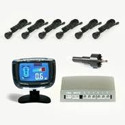 Automotive Rear Parking System With Alarm Sound Led Image & Distance Display