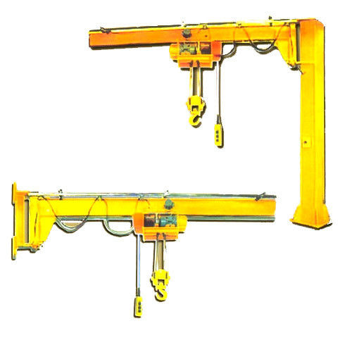 Pillar and Wall Mounted Jib Crane - Up to 5 Meters Swing-Arm, 360-Degree Manual & Motorized Swing for Versatile Material Handling