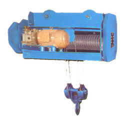 Wire Rope Electric Hoists - Steel Plate Fabricated, High Starting Torque Motors, Pendant Control Switches, Durable Heavy-Duty Hook Blocks