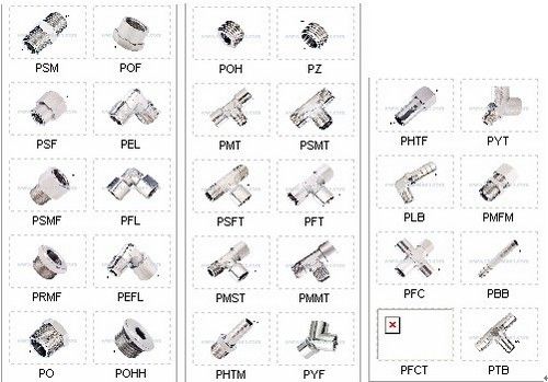 Metal Push-In Fittings